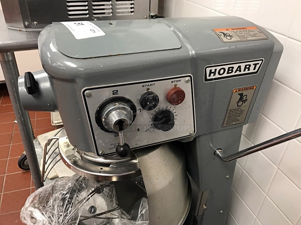 Hobart D300T 30qt Floor Mixer w/ Timer & Attachments, 120v 1ph, Tested & Working! - Image 2 of 5