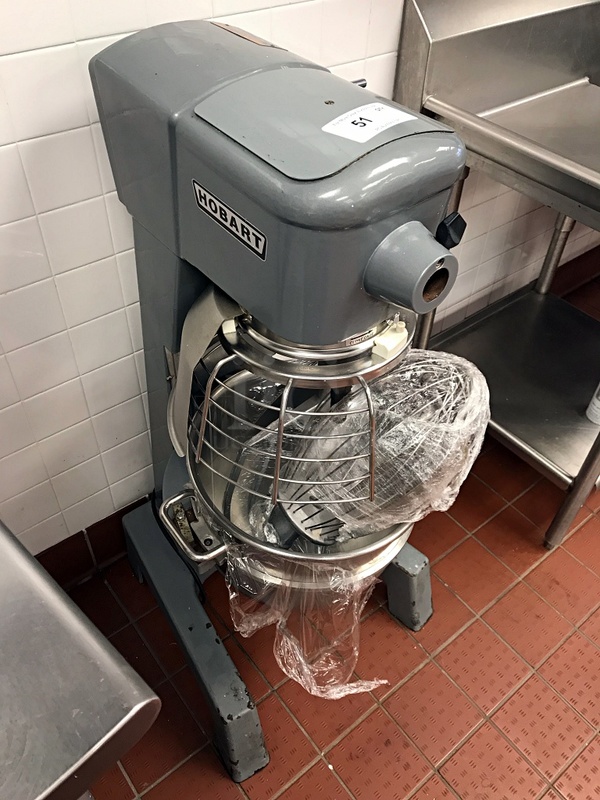 Hobart D300T 30qt Floor Mixer w/ Timer & Attachments, 120v 1ph, Tested & Working! - Image 4 of 5