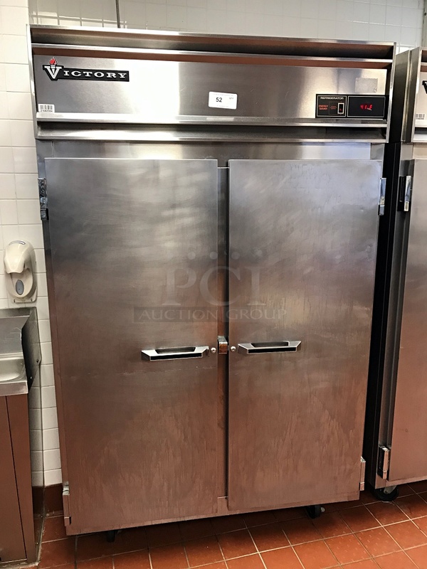 Victory RSA-2D-S7 UltraSpec Series Refrigerator Featuring Secure-Temp Technology, Reach-In Two Door, 115v 1ph, Tested & Working! - Image 1 of 4