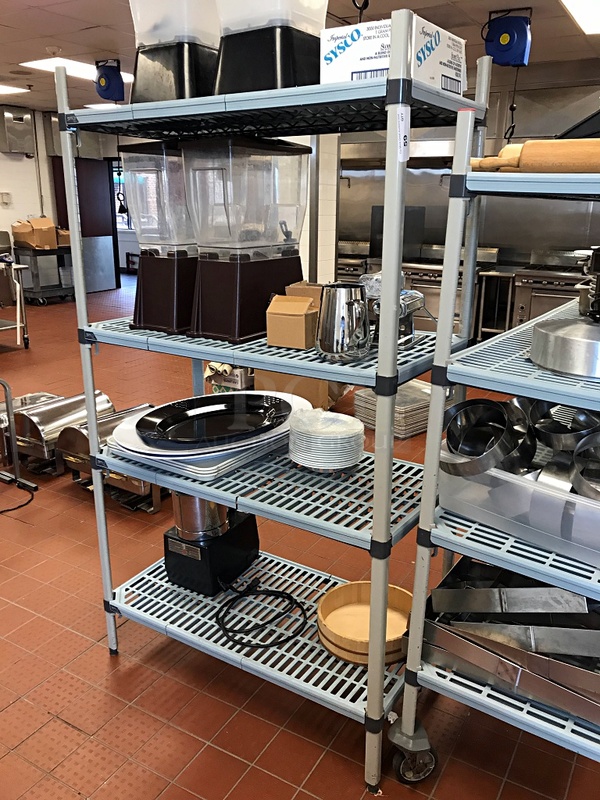 Metro Max Q Antimicrobial Rack w/ Four Shelves (does not include contents) - Image 1 of 2