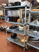 Metro Max Q Antimicrobial Rack w/ Four Shelves (does not include contents)