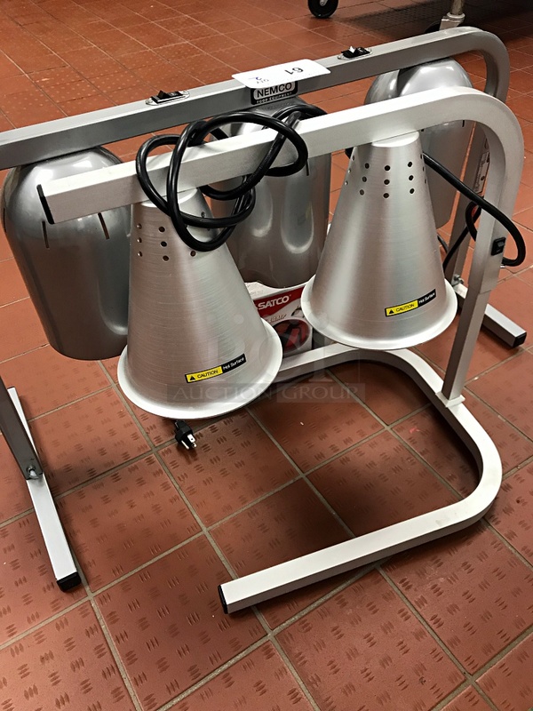 LIKE NEW! Nemco Countertop Food Warmer Heat Lamps w/ Two Spare Bulbs, 115v 1ph, Tested & Working! (2x bid) - Image 3 of 3