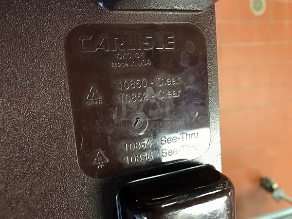 Two Carlisle 1085469 Clear TrimLine Premium 3 Gallon Single Base Beverage Dispenser - Image 3 of 3