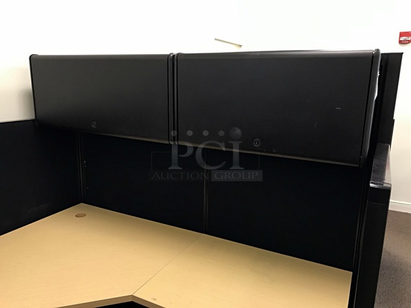 Three Herman Miller Corner Workstations w/ Task Chairs - Image 7 of 7