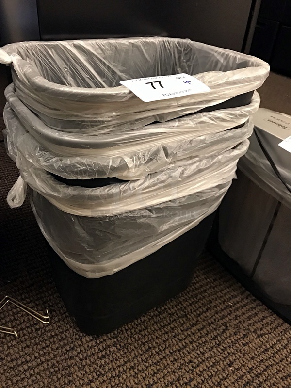 Four Office Waste Bins - Image 1 of 1