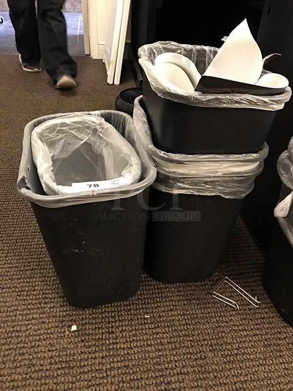 Five Office Waste Bins - Image 1 of 1