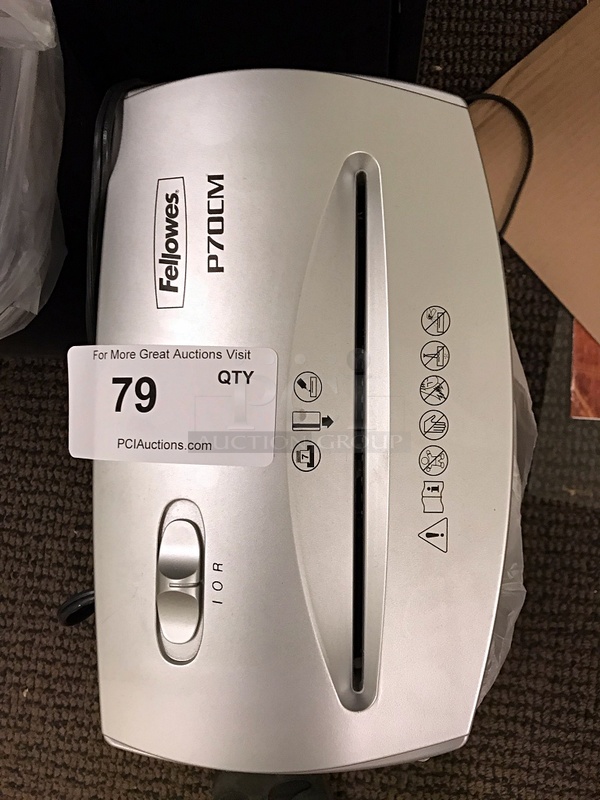 Fellowes Powershred P70CM Cross Cut Paper Shredder, 110v 1ph - Image 2 of 2