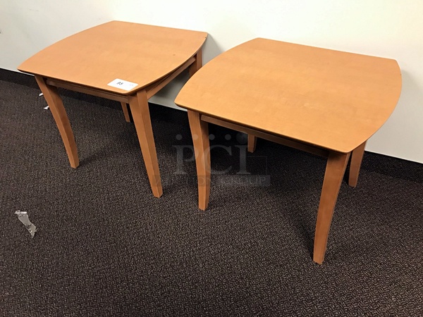Two Wooden Coffee / Side Tables - Image 1 of 1