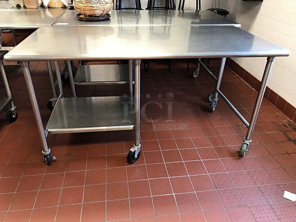 6' Stainless Steel Work Table w/ Under Shelf - Image 1 of 1