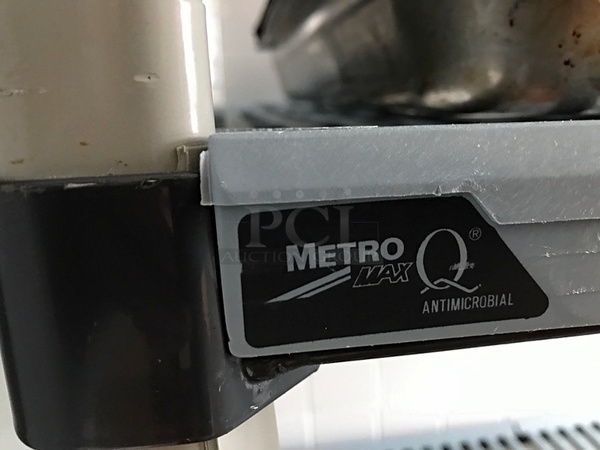 Metro Max Q Antimicrobial Rack w/ Four Shelves on Casters - Image 2 of 2