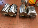 Full Size Roll Top Chafing Dishes & Stands (4x bid)