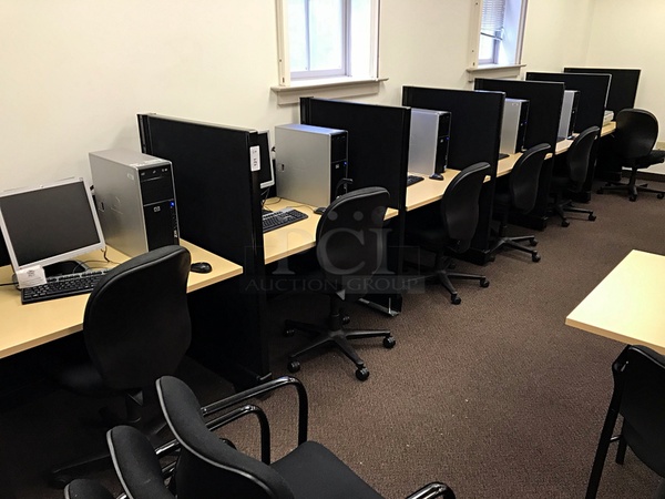 Six Herman Miller Workstations & Task Chairs - Image 1 of 3