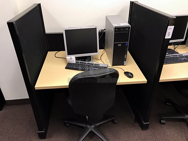 Six Herman Miller Workstations & Task Chairs - Image 2 of 3