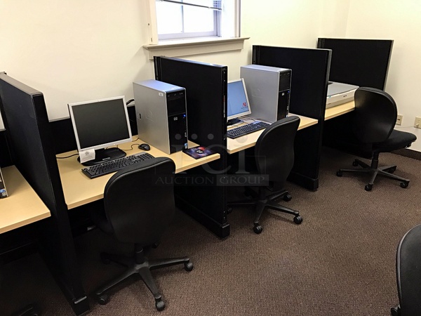 Six Herman Miller Workstations & Task Chairs - Image 3 of 3