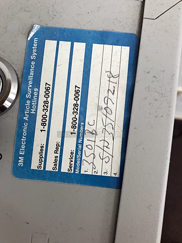 Complete 3M 3500 Library Security System Includes Book Scanner & Security Gates, 110v 1ph - Image 4 of 6