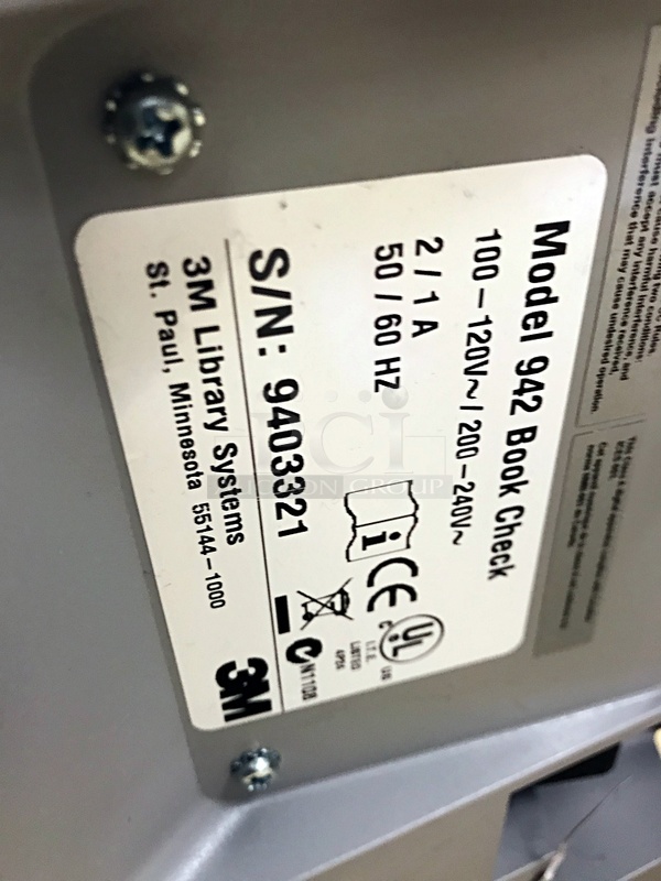 Complete 3M 3500 Library Security System Includes Book Scanner & Security Gates, 110v 1ph - Image 6 of 6