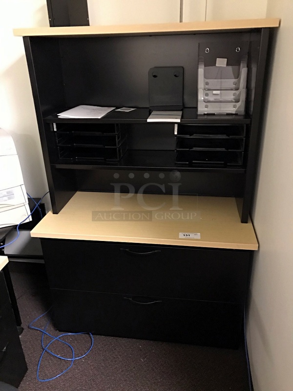 Herman Miller Bookshelves w/ Two Drawers - Image 1 of 2