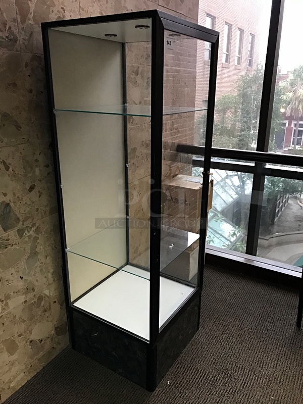 Metal & Glass Lit Display Case, 110v 1ph, Tested & Working! - Image 2 of 2