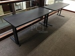 Two Black Desks