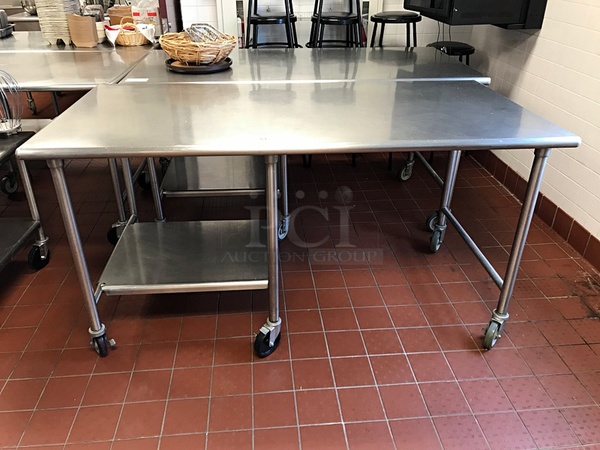 6' Stainless Steel Work Table w/ Undershelf - Image 1 of 1