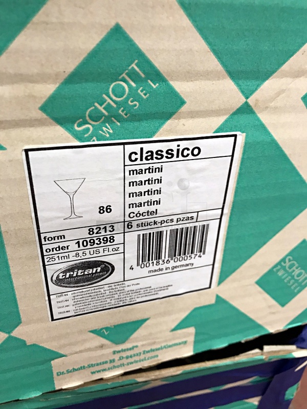 NEW IN BOX! 18 Classic Martini Glasses - Image 3 of 3
