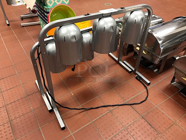 LIKE NEW! Nemco Countertop Food Warmer Heat Lamps, 115v 1ph, Tested & Working! (2x bid) - Image 1 of 3
