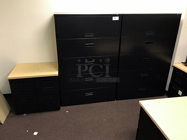 Four Filing Cabinets, Two Lateral & Two Standard - Image 1 of 2