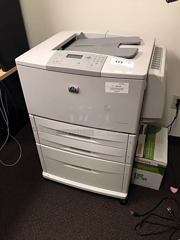 WOW! HP LaserJet 9040dn Monochrome Networking Printer, 115v 1ph, Tested & Working! - Image 1 of 4