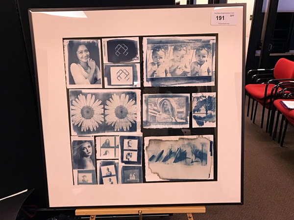 Framed Art Work on Wooden Easel - Image 2 of 2