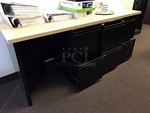 Herman Miller Credenza w/ Filing Cabinets & Book Shelf w/ Two Storage Drawers