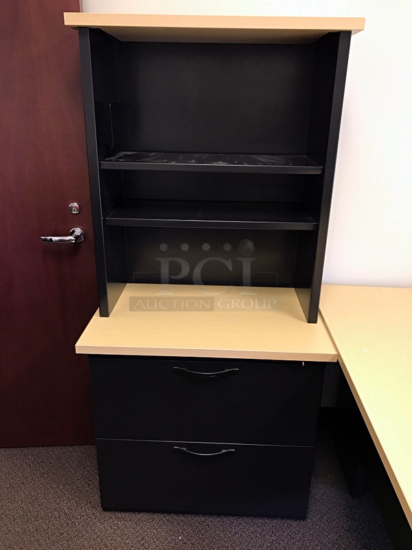 Two Herman Miller Two Drawer Cabinets, Bookshelf and Wall Hung Art Work - Image 4 of 4