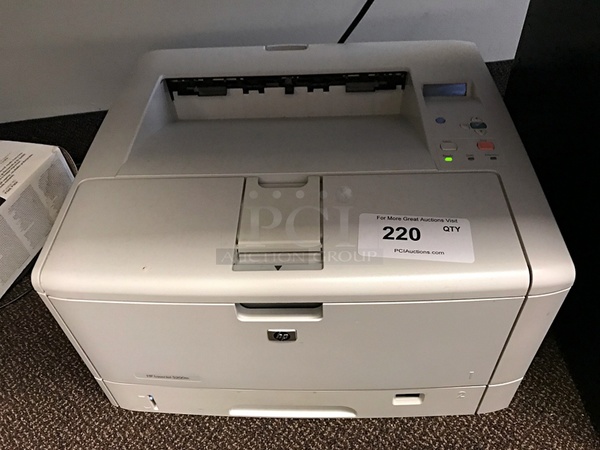 HP LaserJet 5200tn Mono Networkable Laser Printer, 35 ppm, 115v 1ph, Tested & Working! - Image 1 of 2