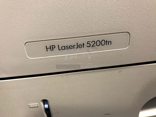 HP LaserJet 5200tn Mono Networkable Laser Printer, 35 ppm, 115v 1ph, Tested & Working! - Image 2 of 2