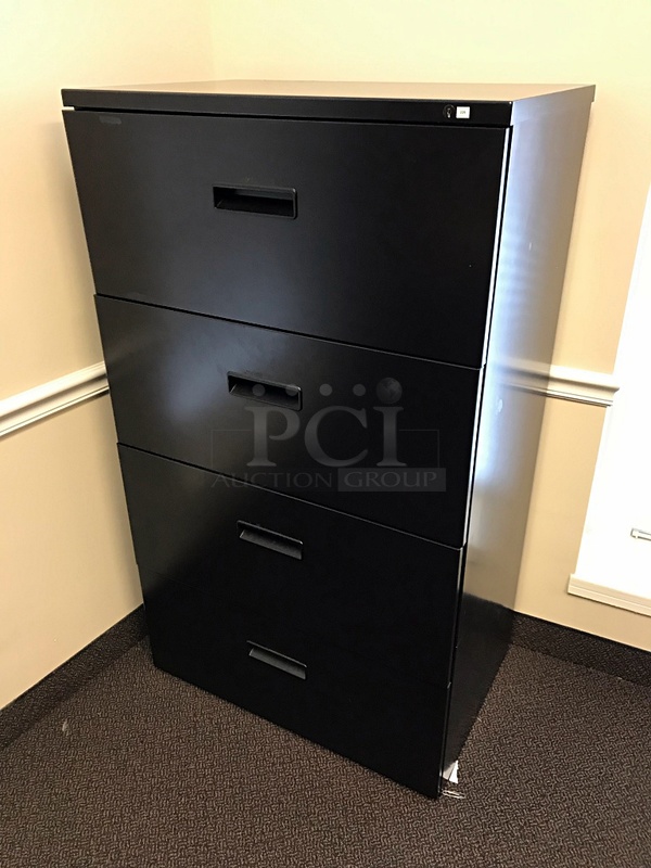 Herman Miller Book Shelf & Four Drawer Lateral Filing Cabinet - Image 2 of 2