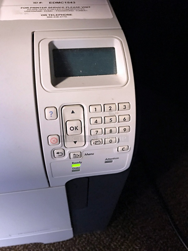 HP LaserJet P4015tn Mono Networkable Laser Printer, 115v 1ph, Tested & Working! - Image 3 of 3