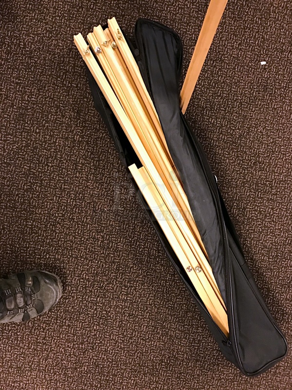 Travel Pack of Three Wooden Collapsible Easels - Image 1 of 1