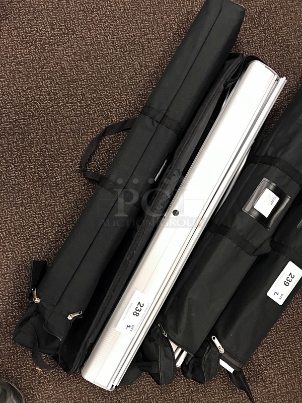 Retractable Exhibition Banner Stand in Travel Bag - Image 1 of 2