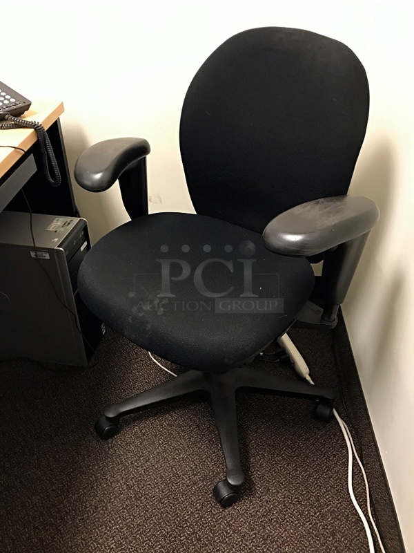 Complete Office Package, Herman Miller Desk & Task Chair w/ Bookshelf & Filing Cabinet - Image 3 of 3