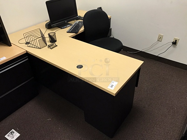 Herman Miller Corner Desk & Task Chair - Image 1 of 2