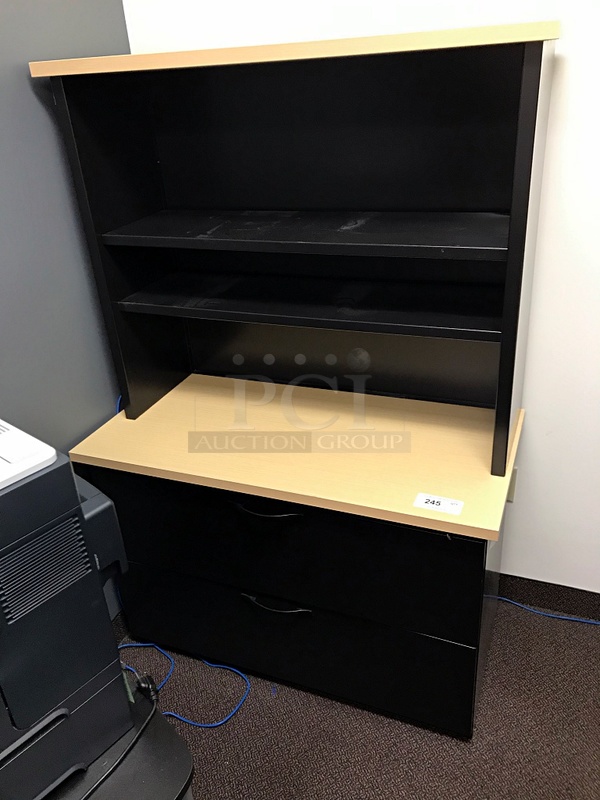 Herman Miller Bookshelf & Filing Cabinet - Image 1 of 2