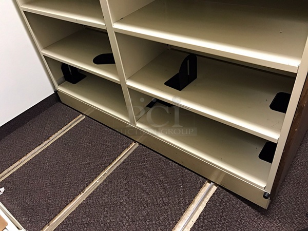 5 Section High Density Sliding File Shelving - Image 2 of 3