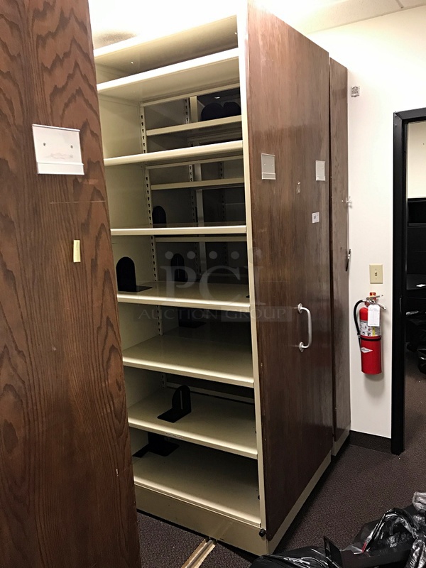 5 Section High Density Sliding File Shelving - Image 3 of 3