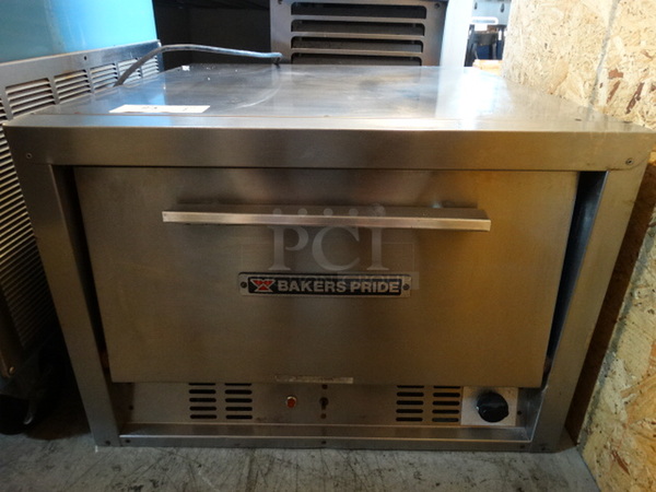 NICE! Baker's Pride Model P248 Stainless Steel Commercial Countertop Electric Powered Pizza Oven. 208 Volts, 1 Phase. 26x27x18. Tested and Working!