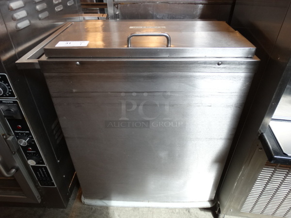 NICE! Stainless Steel Commercial Portable Hydrocolator on Commercial Casters. 31x24x41. Tested and Working!