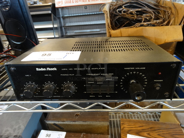 Radio Shack Model MPA-45 PA Amplifier. 11.5x8x3.5