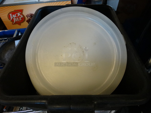 11 Poly Round Lids. Includes 12.5x12.5. 11 Times Your Bid!