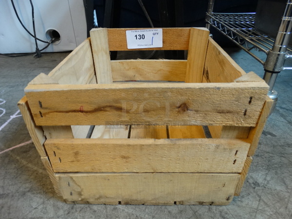 Wooden Crate. 13x15x10