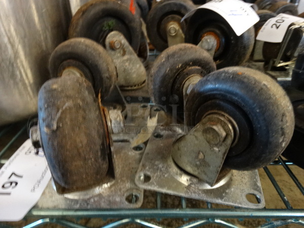 4 Commercial Casters. 4x3x4. 4 Times Your Bid!