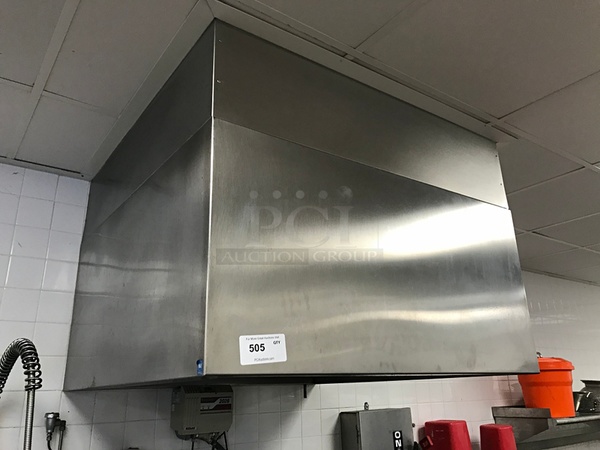 Commercial Condensate Dish Machine Hood. Stainless Steel. BUYER MUST REMOVE