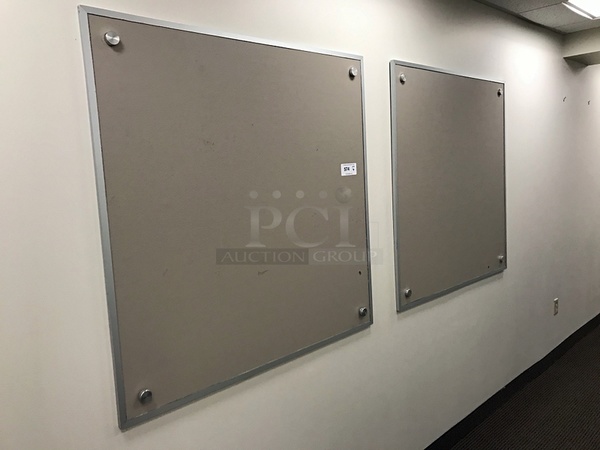 Four Wall Mounted Pin Boards